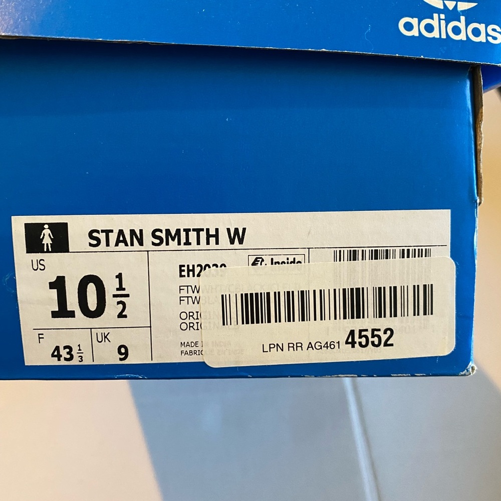 Stan smith W adidas shoes size 10.5 women - Picture 10 of 10
